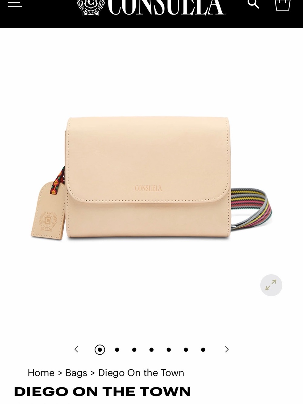 Consuela Leather Diego on the Town Crossbody Bag - Picture 5 of 5